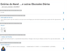 Tablet Screenshot of estoriasdomanel.blogspot.com