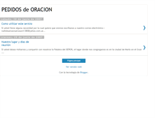 Tablet Screenshot of buenasnuevaspedidosdeoracion.blogspot.com