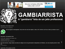 Tablet Screenshot of gambiarrista.blogspot.com