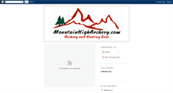 Desktop Screenshot of mountainhigharchery.blogspot.com