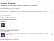 Tablet Screenshot of devotosdeneno.blogspot.com