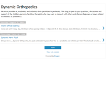 Tablet Screenshot of dynamicorthopedicsgeneral.blogspot.com