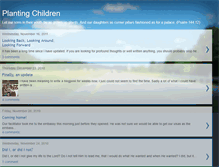 Tablet Screenshot of plantingchildren.blogspot.com