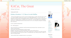 Desktop Screenshot of kitcatthegreat.blogspot.com