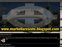 Tablet Screenshot of marbellaresiste.blogspot.com