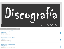 Tablet Screenshot of discografiasomusicas.blogspot.com