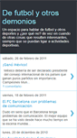 Mobile Screenshot of defutbolyotrosdemonios.blogspot.com