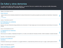 Tablet Screenshot of defutbolyotrosdemonios.blogspot.com