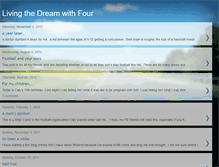 Tablet Screenshot of living-the-dream-with-four.blogspot.com