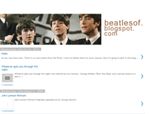 Tablet Screenshot of beatlesof.blogspot.com