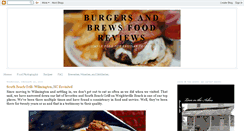 Desktop Screenshot of burgersandbrewsfoodreviews.blogspot.com