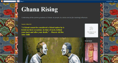 Desktop Screenshot of ghanarising.blogspot.com