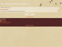 Tablet Screenshot of free-online-adventure-games.blogspot.com