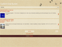 Tablet Screenshot of gallerigodkonst.blogspot.com