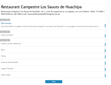 Tablet Screenshot of lossaucesdehuachipa.blogspot.com