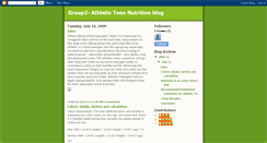 Desktop Screenshot of 10nutritionblog2.blogspot.com