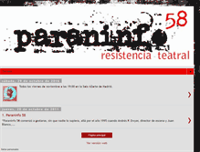 Tablet Screenshot of paraninfo58.blogspot.com