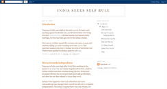 Desktop Screenshot of indiaseeksselfrule.blogspot.com