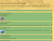 Tablet Screenshot of bibliotecaiesfayala.blogspot.com
