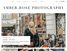 Tablet Screenshot of amber-rosephotography.blogspot.com