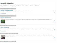 Tablet Screenshot of mamamoderna.blogspot.com