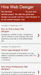 Mobile Screenshot of hire-web-desiger.blogspot.com