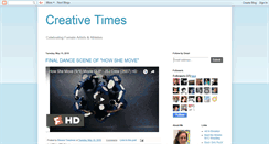 Desktop Screenshot of creativetimes.blogspot.com