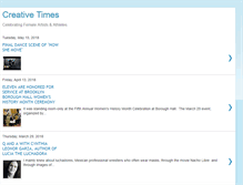 Tablet Screenshot of creativetimes.blogspot.com