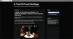 Desktop Screenshot of foodheritage.blogspot.com