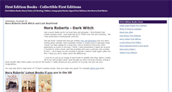Desktop Screenshot of firsteditionbooks.blogspot.com