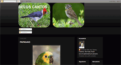 Desktop Screenshot of beloscantos.blogspot.com