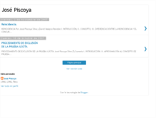 Tablet Screenshot of josepiscoya.blogspot.com