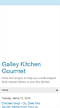 Mobile Screenshot of galleykitchengourmet.blogspot.com