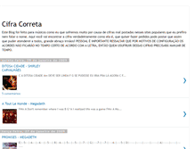 Tablet Screenshot of cifracorreta.blogspot.com