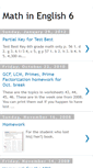 Mobile Screenshot of mathinenglish6.blogspot.com