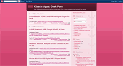 Desktop Screenshot of classicapps.blogspot.com