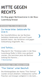 Mobile Screenshot of mittegegenrechts.blogspot.com