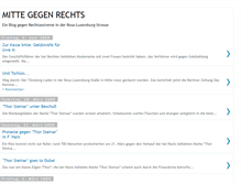 Tablet Screenshot of mittegegenrechts.blogspot.com