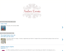 Tablet Screenshot of amberevents.blogspot.com