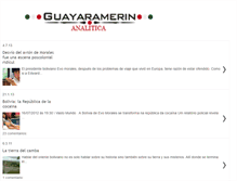 Tablet Screenshot of guayaramerin.blogspot.com