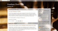 Desktop Screenshot of granthamchessclub.blogspot.com