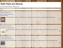 Tablet Screenshot of bellanailsandbeauty.blogspot.com