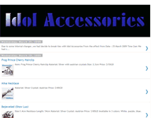 Tablet Screenshot of idolaccessories.blogspot.com