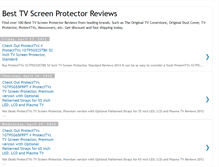 Tablet Screenshot of best-tv-screen-protector-reviews.blogspot.com