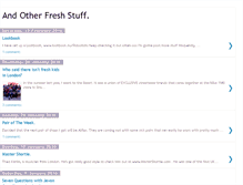 Tablet Screenshot of andotherfreshstuff.blogspot.com