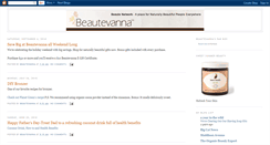 Desktop Screenshot of beautevannasnaturalbeautenetwork.blogspot.com