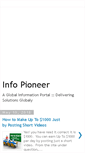 Mobile Screenshot of infopioneer.blogspot.com