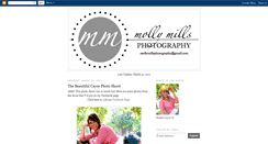 Desktop Screenshot of mollymillsphotography.blogspot.com