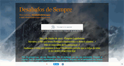 Desktop Screenshot of desabafosdesempre.blogspot.com