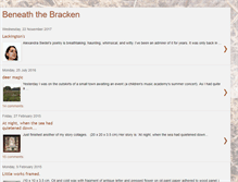 Tablet Screenshot of beneaththebracken.blogspot.com